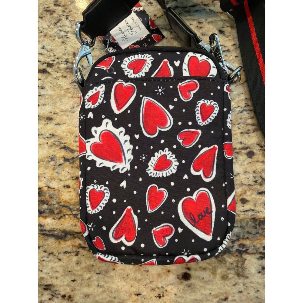 Brighton Bags Brighton Hearts A Flutter Utility Bag NWT - Picture 3 of 4